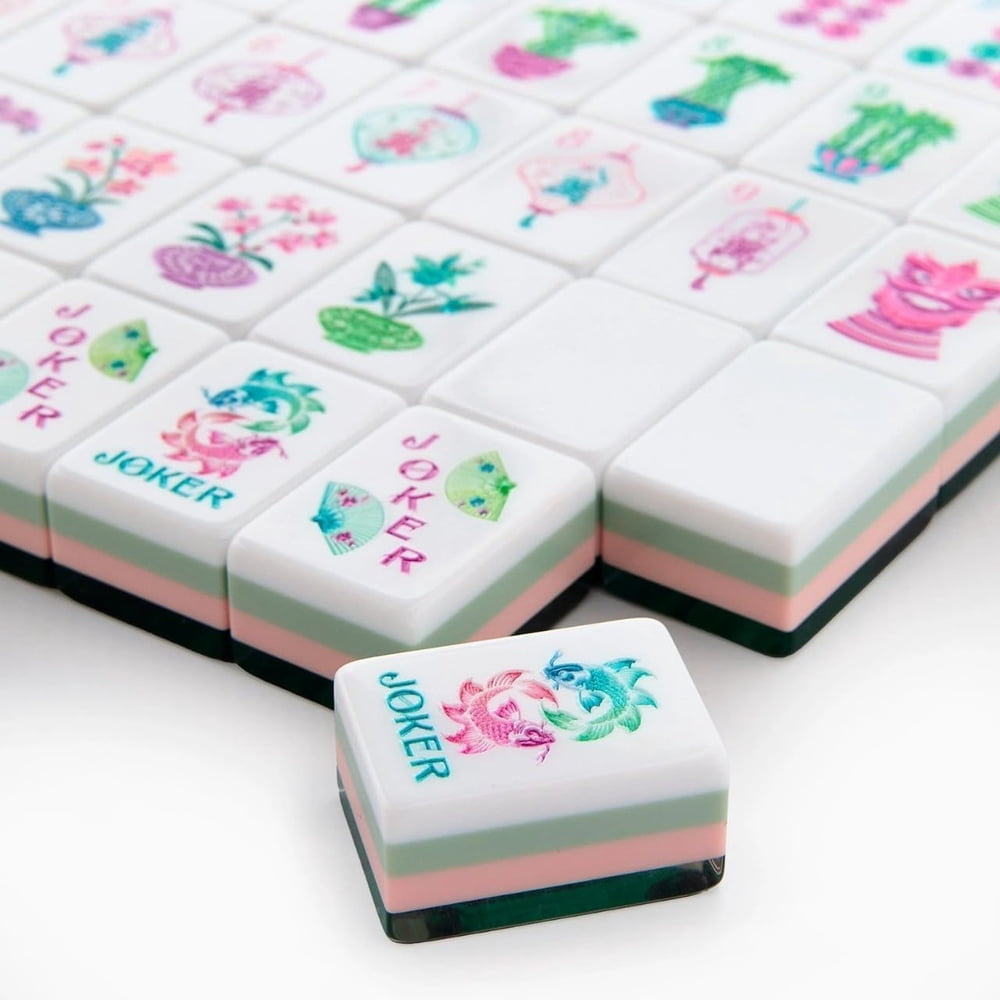 Clear Home Game American Mahjong Set - 160 Acrylic Tiles, Mat, Storage Bag & Accessories 3 Clear Home Game American Mahjong Set - 160 Acrylic Tiles, Mat, Storage Bag & Accessories - Image 3