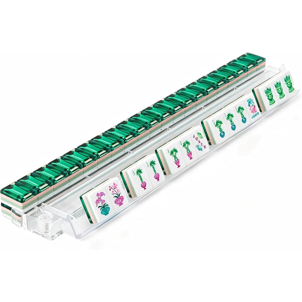 Clear Home Game American Mahjong Set - 160 Acrylic Tiles, Mat, Storage Bag & Accessories 4 Clear Home Game American Mahjong Set - 160 Acrylic Tiles, Mat, Storage Bag & Accessories - Image 4