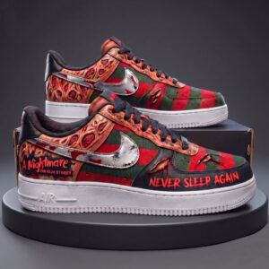 A Nightmare on Elm Street Freddy Krueger Never Sleep Again Shoes Sneakers for Horror Fans