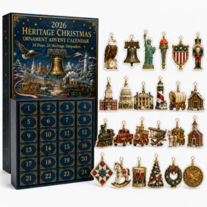 America 250th Anniversary Heritage Christmas Advent Calendar 2026 for Patriotic Fans