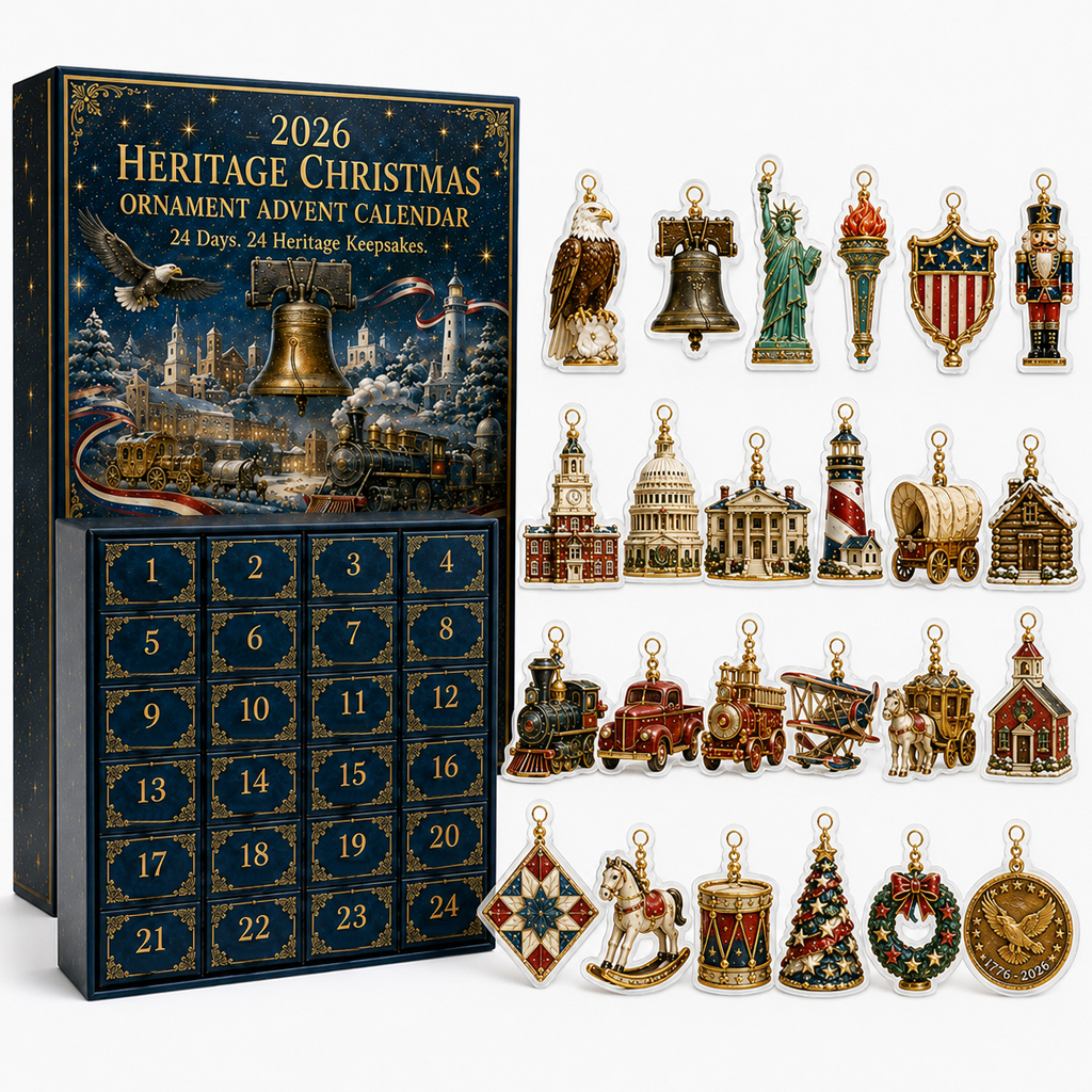America 250th Anniversary Heritage Christmas Advent Calendar 2026 for Patriotic Fans 1 America 250th Anniversary Heritage Christmas Advent Calendar 2026 for Patriotic Fans