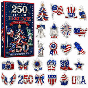 America 250th Anniversary Heritage Icons Advent Calendar 2026 for Patriotic Fans