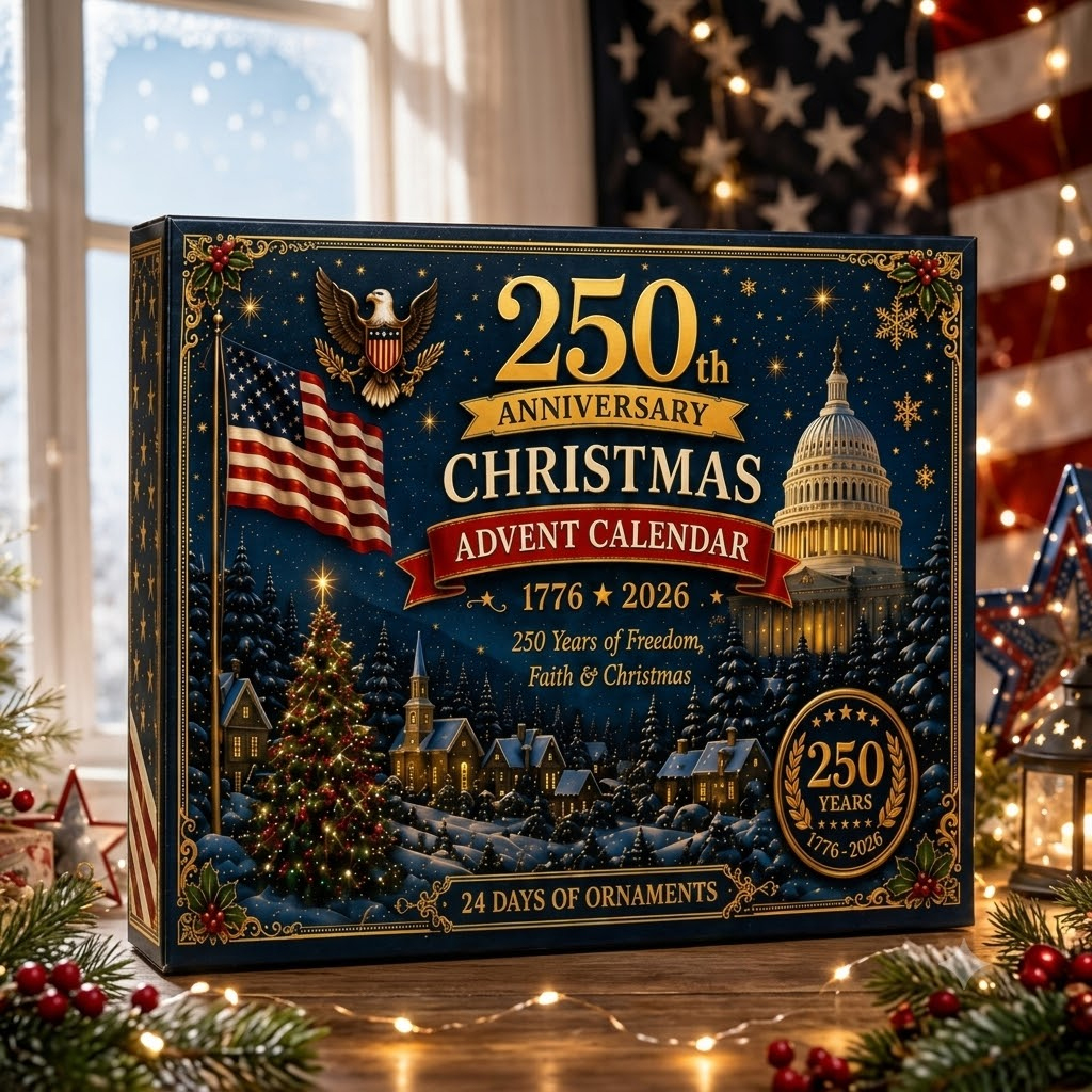 America 250th Anniversary USA Christmas Advent Calendar 2026 for Patriotic Fans 1 America 250th Anniversary USA Christmas Advent Calendar 2026 for Patriotic Fans