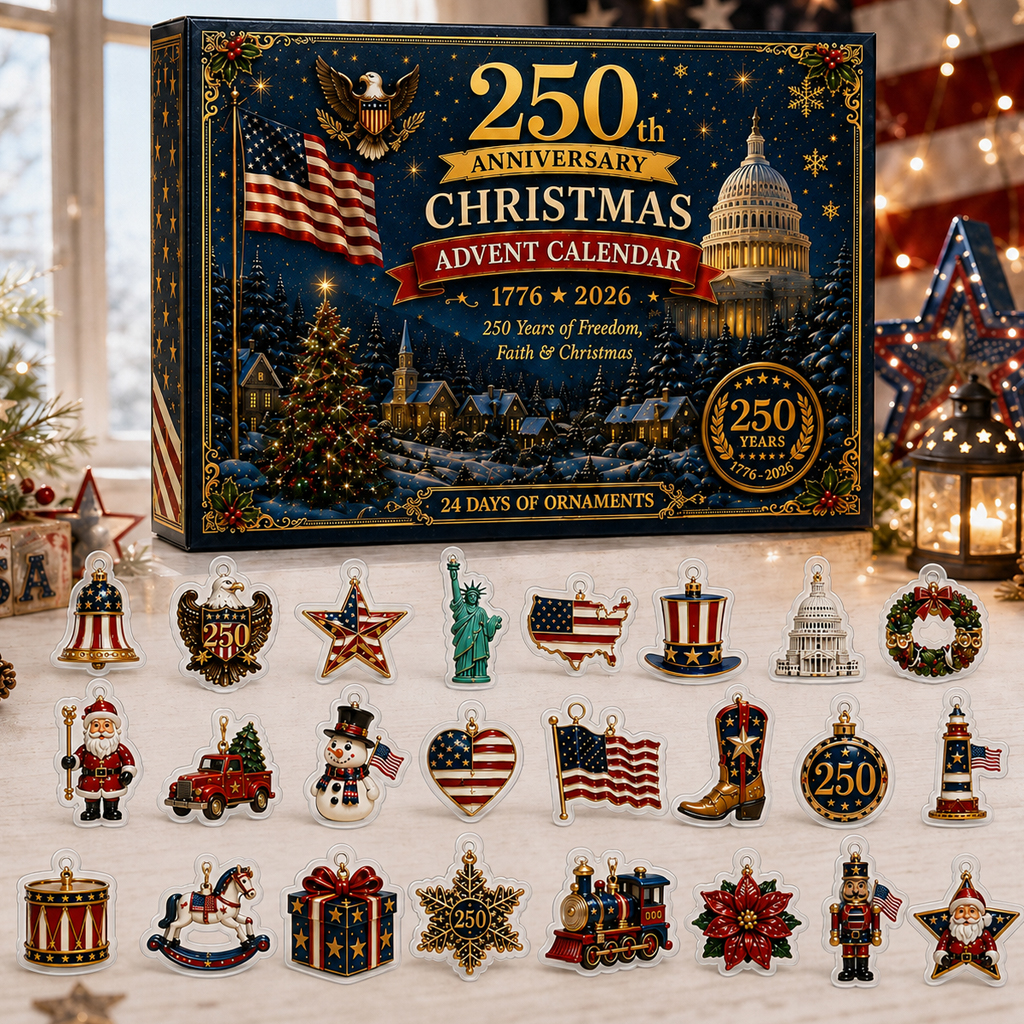 America 250th Anniversary USA Christmas Advent Calendar 2026 for Patriotic Fans 2 America 250th Anniversary USA Christmas Advent Calendar 2026 for Patriotic Fans