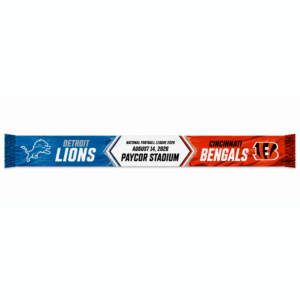 American Football Event 2026 Detroit Lions Vs Cincinnati Bengals Scarf Version 2
