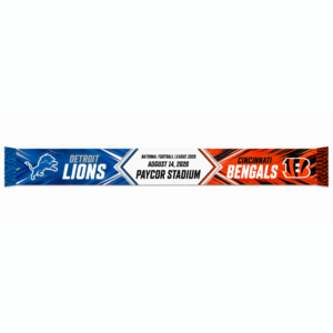 American Football Event 2026 Detroit Lions Vs Cincinnati Bengals Scarf Version 3