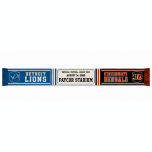 American Football Event 2026 Detroit Lions Vs Cincinnati Bengals Scarf Version 4