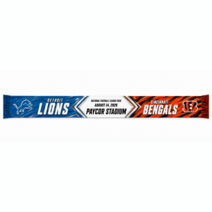 American Football Event 2026 Detroit Lions Vs Cincinnati Bengals Scarf Version 5