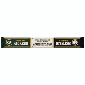 American Football Event 2026 Green Bay Packers Vs Pittsburgh Steelers Scarf Version 2