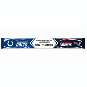American Football Event 2026 Indianapolis Colts Vs New England Patriots Scarf Version 2