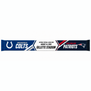 American Football Event 2026 Indianapolis Colts Vs New England Patriots Scarf Version 3