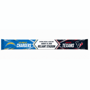 American Football Event 2026 Los Angeles Chargers Vs Houston Texans Scarf Version 1