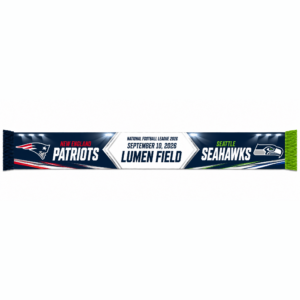 American Football Event 2026 New England Patriots Vs Seattle Seahawks Scarf Version 3