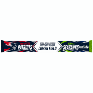American Football Event 2026 New England Patriots Vs Seattle Seahawks Scarf Version 5