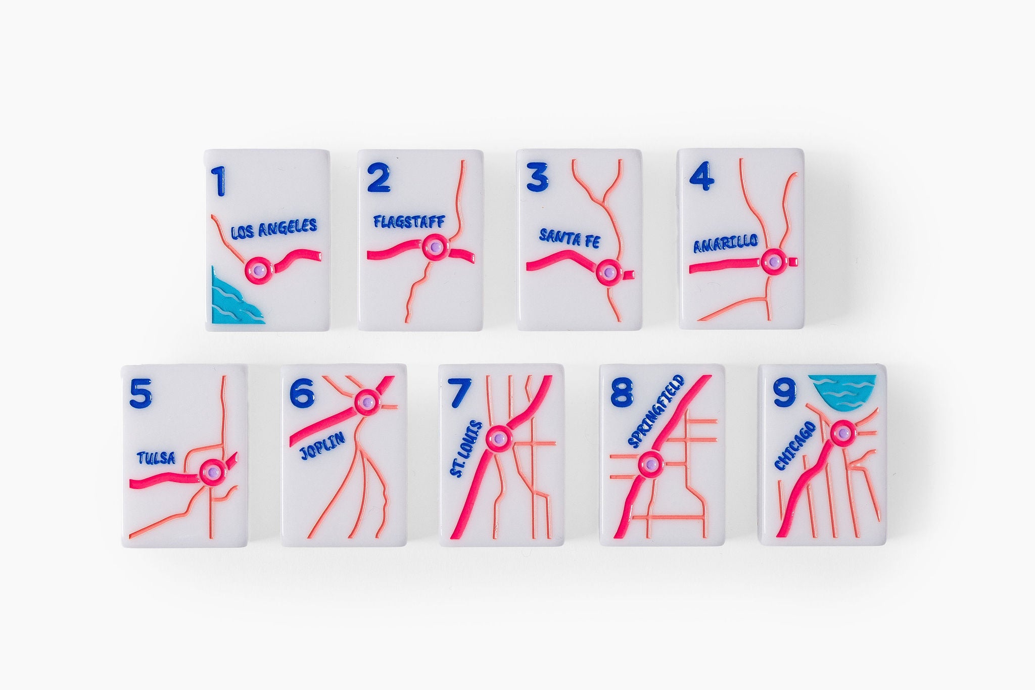 Crisp White Americana Heritage American Mahjong Set - 160 Acrylic Tiles, Mat, Storage Bag & Accessories 3 Crisp White Americana Heritage American Mahjong Set - 160 Acrylic Tiles, Mat, Storage Bag & Accessories - Image 3