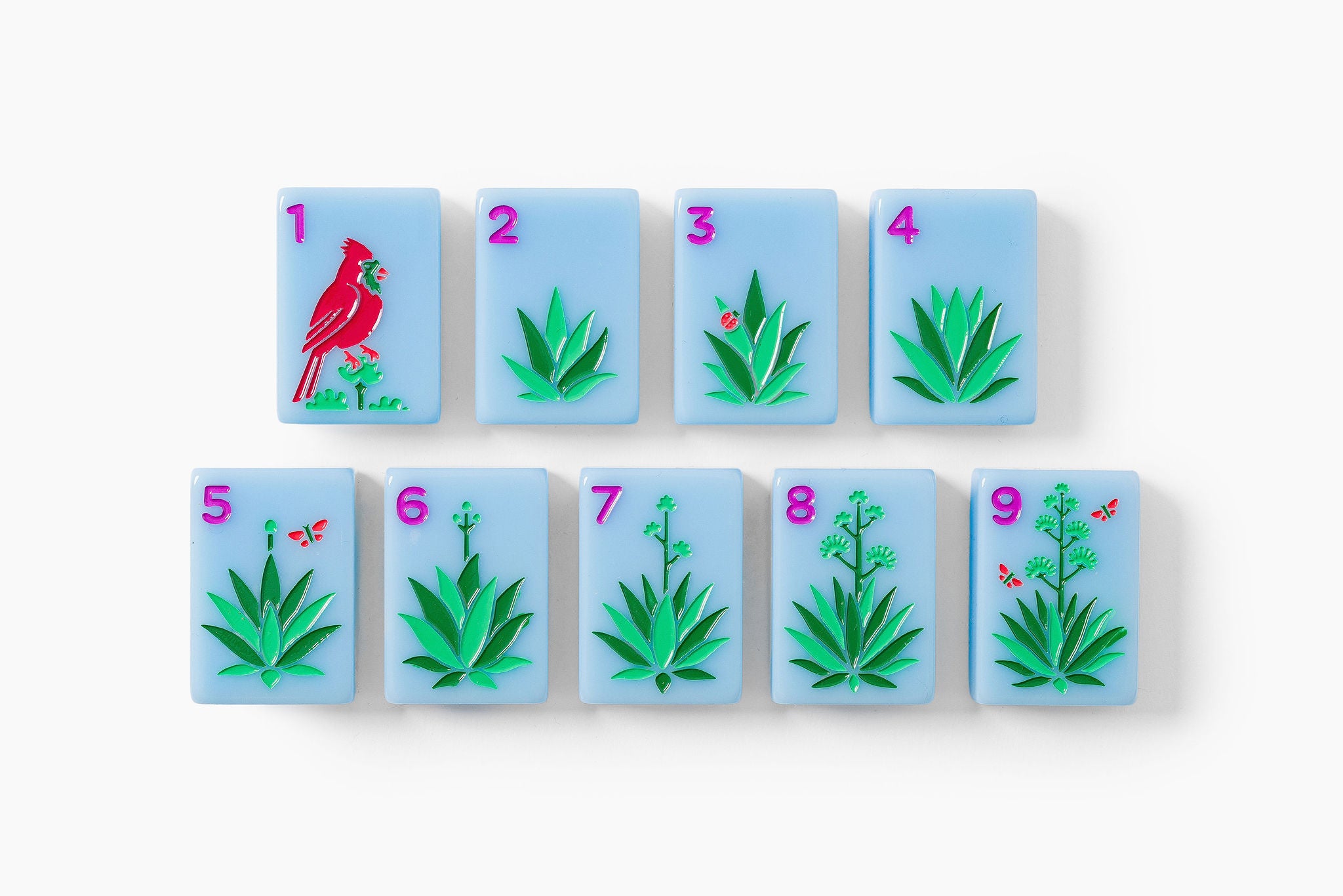 True Blue Americana Heritage American Mahjong Set - 160 Acrylic Tiles, Mat, Storage Bag & Accessories 3 True Blue Americana Heritage American Mahjong Set - 160 Acrylic Tiles, Mat, Storage Bag & Accessories - Image 3