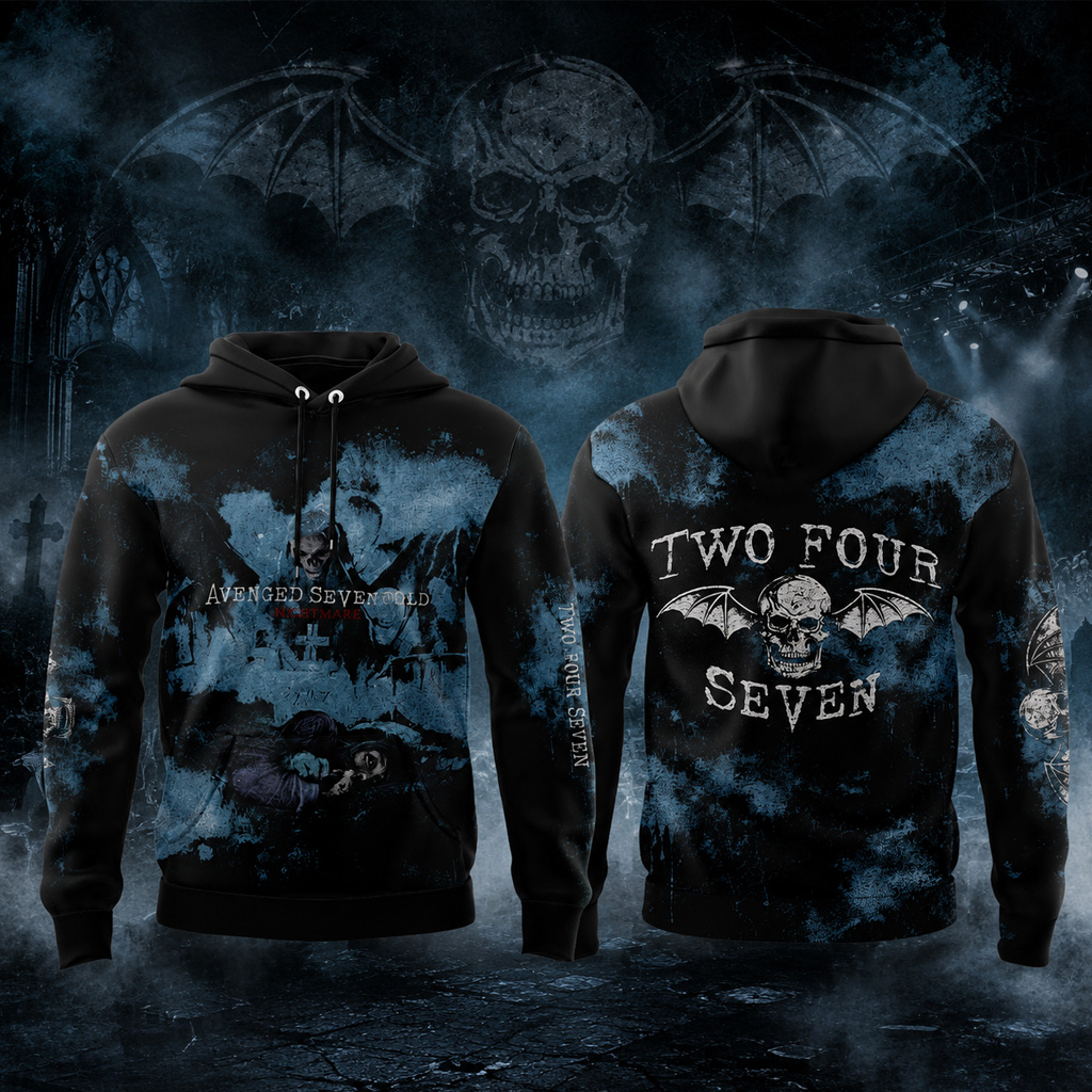Avenged Sevenfold 2026 x 247 Version 1 Graphic Hoodie for Heavy Metal Fans 2 Avenged Sevenfold 2026 x 247 Version 1 Graphic Hoodie for Heavy Metal Fans - Image 2