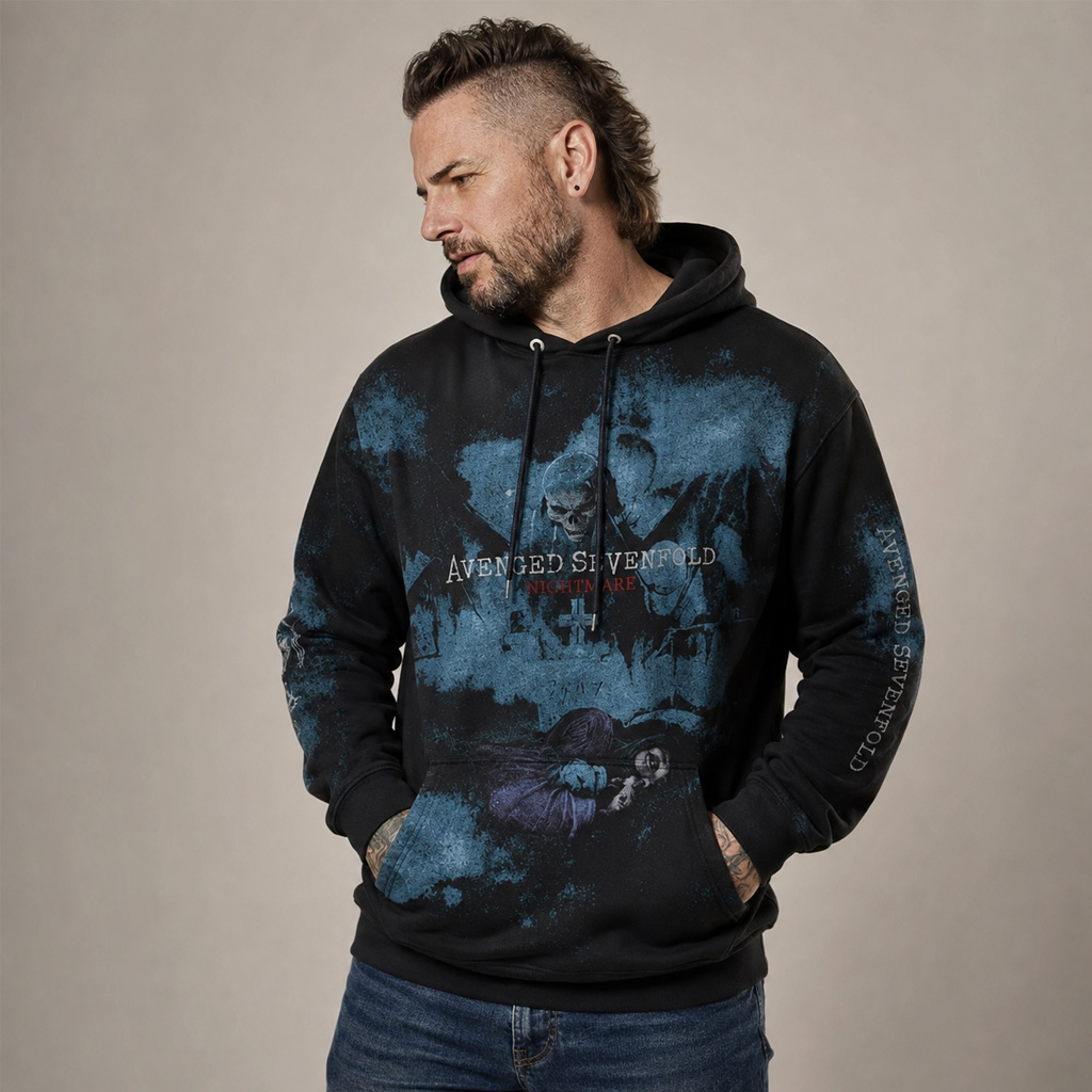 Avenged Sevenfold 2026 x 247 Version 1 Graphic Hoodie for Heavy Metal Fans 3 Avenged Sevenfold 2026 x 247 Version 1 Graphic Hoodie for Heavy Metal Fans - Image 3