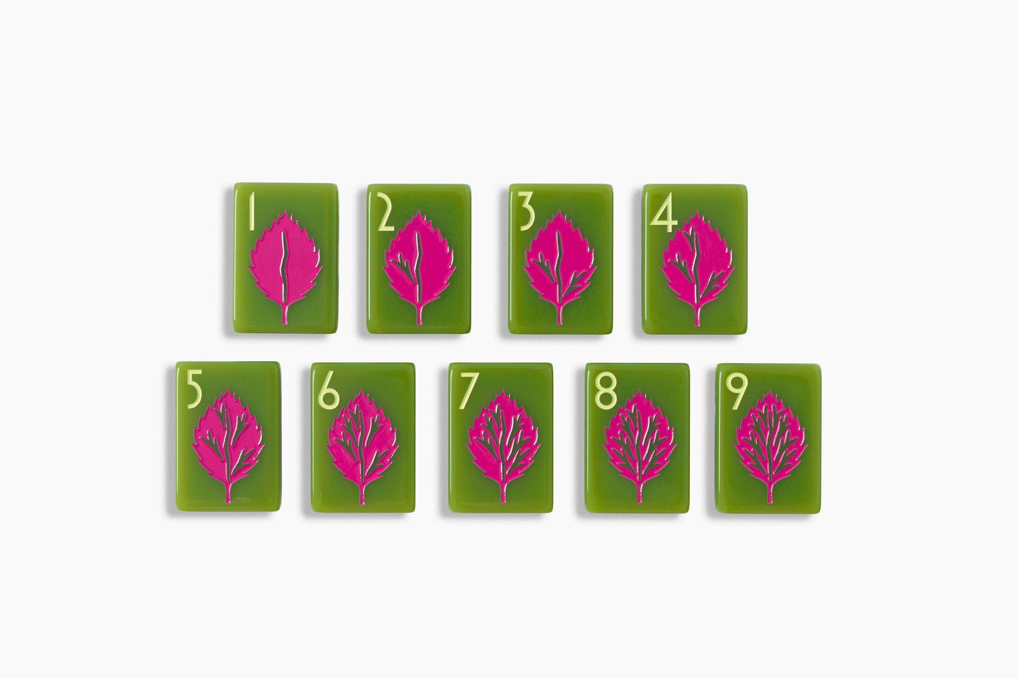 Avocado Green Botanical Art Nouveau American Mahjong Set - 160 Acrylic Tiles, Mat, Storage Bag & Accessories 4 Avocado Green Botanical Art Nouveau American Mahjong Set - 160 Acrylic Tiles, Mat, Storage Bag & Accessories - Image 4