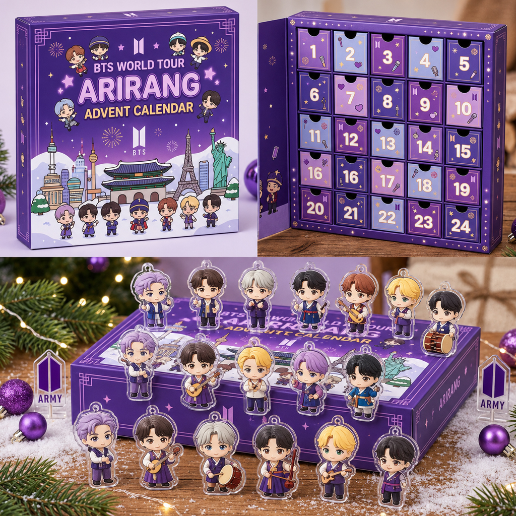 BTS World Tour Arirang Advent Calendar 2026 for K-Pop Fans 2 BTS World Tour Arirang Advent Calendar 2026 for K-Pop Fans