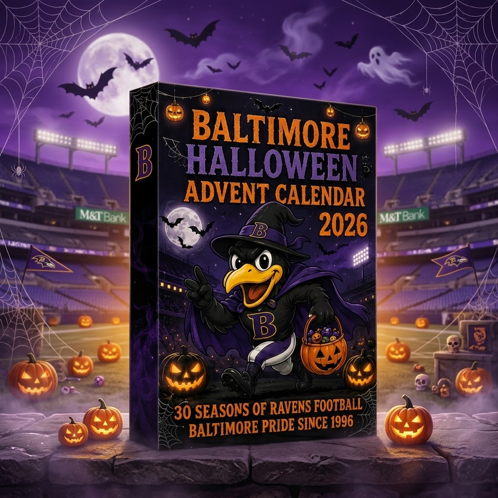 Baltimore Ravens 30th Anniversary Halloween Advent Calendar 2026 for Football Fans 2 Baltimore Ravens 30th Anniversary Halloween Advent Calendar 2026 for Football Fans