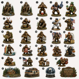 Bigfoot American Legends Advent Calendar 2026 for Bigfoot Fans