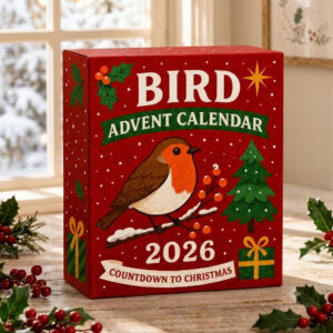 Bird Christmas Countdown Advent Calendar 2026 for Bird Lovers