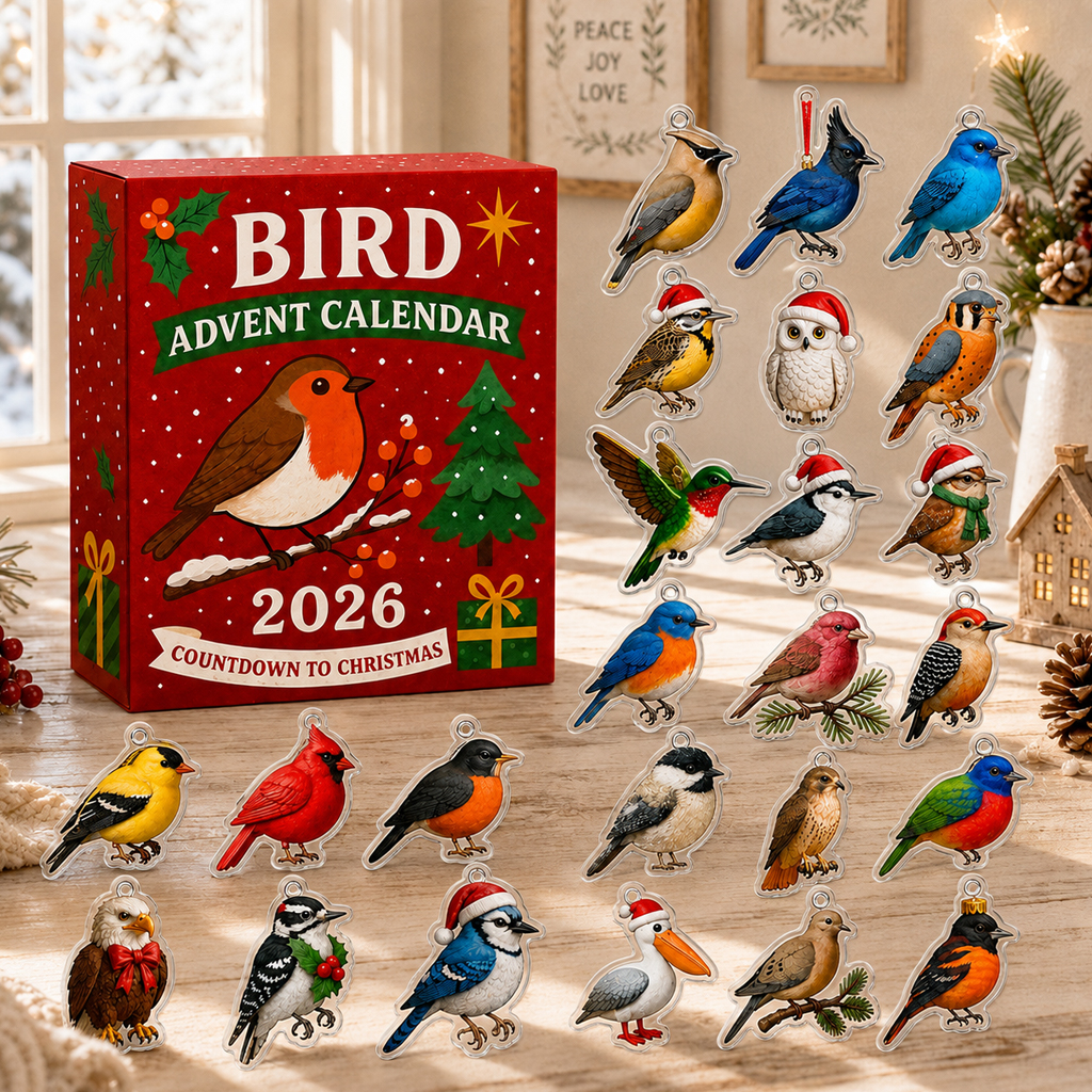 Bird Christmas Countdown Advent Calendar 2026 for Bird Lovers 2 Bird Christmas Countdown Advent Calendar 2026 for Bird Lovers