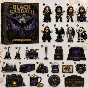 Black Sabbath 24 Days of Heavy Metal Advent Calendar 2026 for Heavy Metal Fans