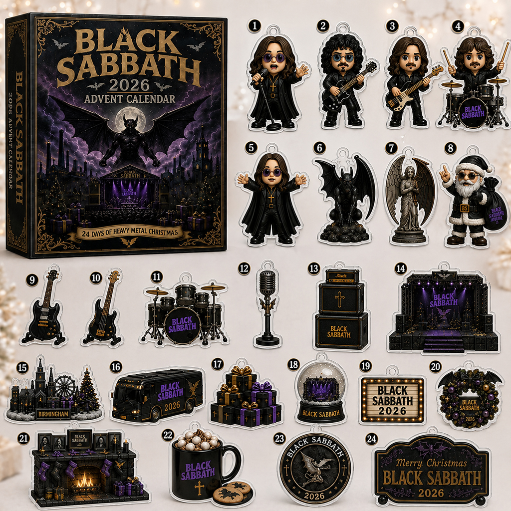 Black Sabbath 24 Days of Heavy Metal Advent Calendar 2026 for Heavy Metal Fans 1 Black Sabbath 24 Days of Heavy Metal Advent Calendar 2026 for Heavy Metal Fans