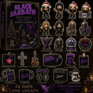 Black Sabbath Music Legend Legacy Advent Calendar 2026 for Heavy Metal Fans