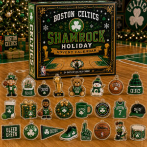 Boston Celtics Shamrock Holiday Advent Calendar 2026 for Basketball Fans