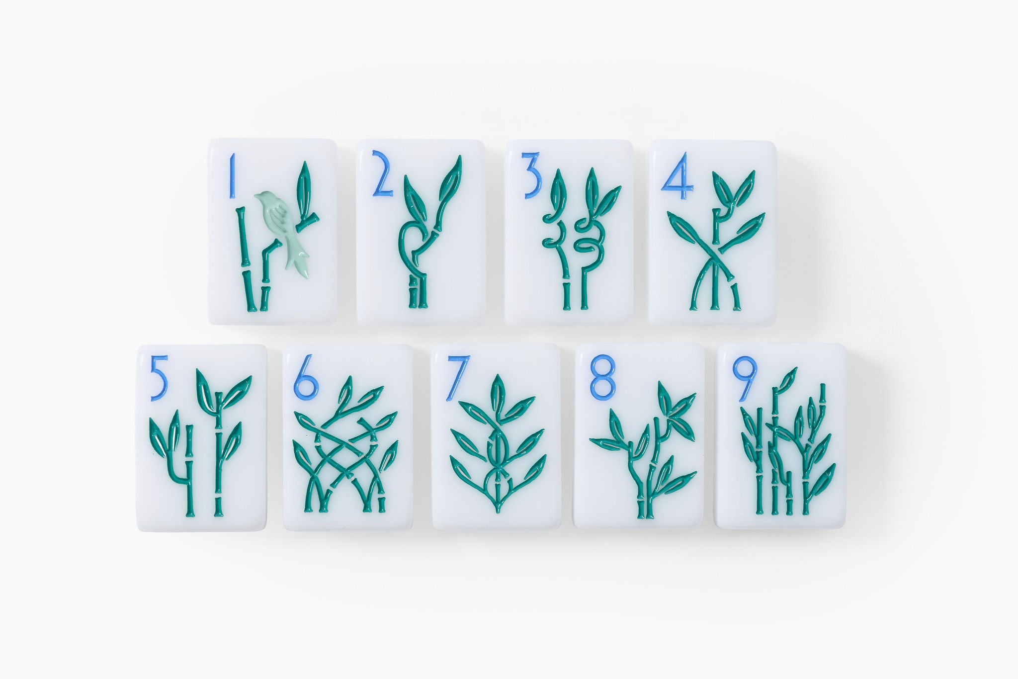 Coastal Botanical Art Nouveau American Mahjong Set - 160 Acrylic Tiles, Mat, Storage Bag & Accessories 3 Coastal Botanical Art Nouveau American Mahjong Set - 160 Acrylic Tiles, Mat, Storage Bag & Accessories - Image 3