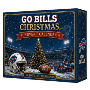 Buffalo Bills Go Bills Christmas Advent Calendar 2026 for Football Fans