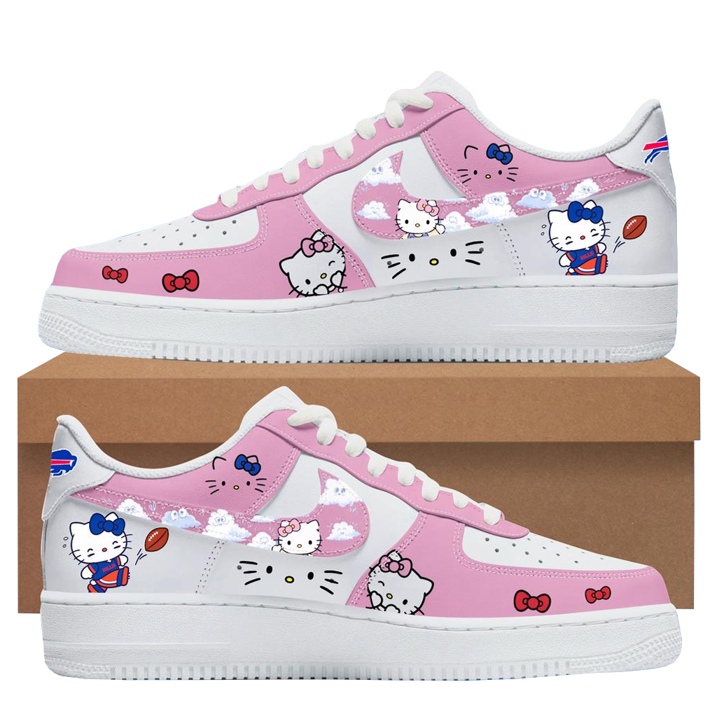 Buffalo Bills x Hello Kitty Night 2026 Pink Shoes Sneakers for Football Fans 1 Buffalo Bills x Hello Kitty Night 2026 Pink Shoes Sneakers for Football Fans