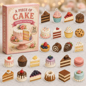 Cake Delight 24-Day Countdown Advent Calendar 2026 for Baking and Dessert Lovers