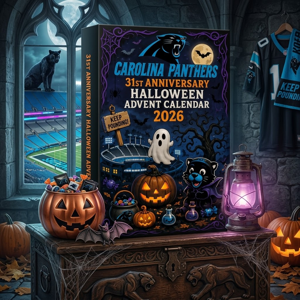Carolina Panthers 31th Anniversary Halloween Advent Calendar 2026 for Football Fans 2 Carolina Panthers 31th Anniversary Halloween Advent Calendar 2026 for Football Fans