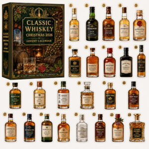 Classic Whiskey Christmas Advent Calendar 2026 for Whiskey Lovers