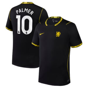 Cole Palmer Chelsea 2026-2027 Away Stadium Black Soccer Jersey for Soccer Fans