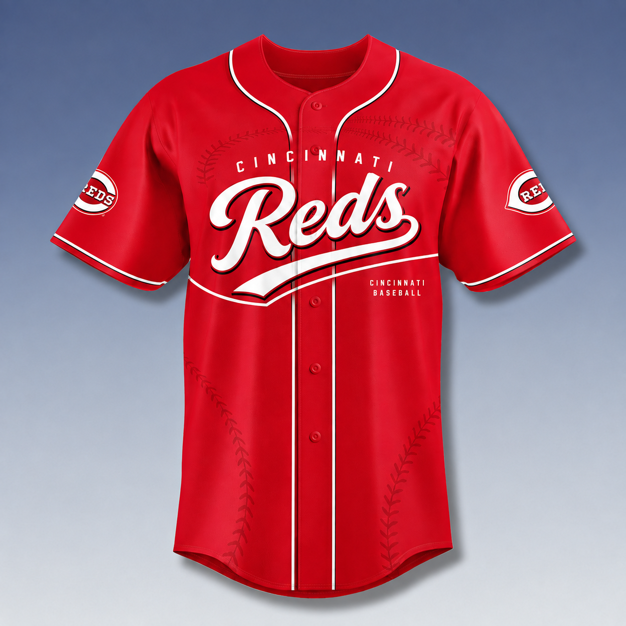Custom Name And Number Cincinnati Reds 2026 Baseball Jersey Version 2 for Baseball Fans 2 Custom Name And Number Cincinnati Reds 2026 Baseball Jersey Version 2 for Baseball Fans - Image 2