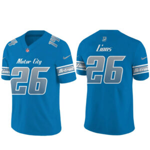 Custom Name And Number Detroit Lions 2026 Rivalries Full Throttle Football Jersey For Football Fans