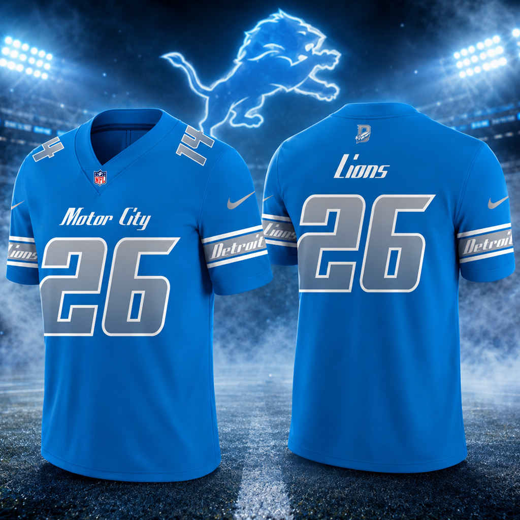 Custom Name And Number Detroit Lions 2026 Rivalries Full Throttle Football Jersey For Football Fans 2 Custom Name And Number Detroit Lions 2026 Rivalries Full Throttle Football Jersey For Football Fans - Image 2