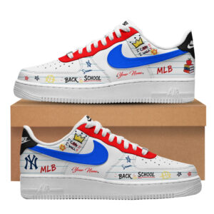 Custom Name New York Yankees x Back To School Shoes Sneakers for Baseball Fans