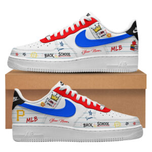 Custom Name Pittsburgh Pirates x Back To School Shoes Sneakers for Baseball Fans