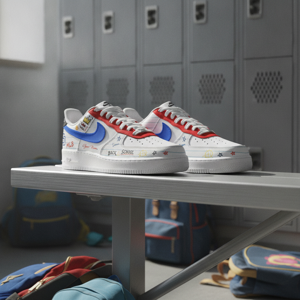 Custom Name San Diego Padres x Back To School Shoes Sneakers for Baseball Fans 3 Custom Name San Diego Padres x Back To School Shoes Sneakers for Baseball Fans - Image 3