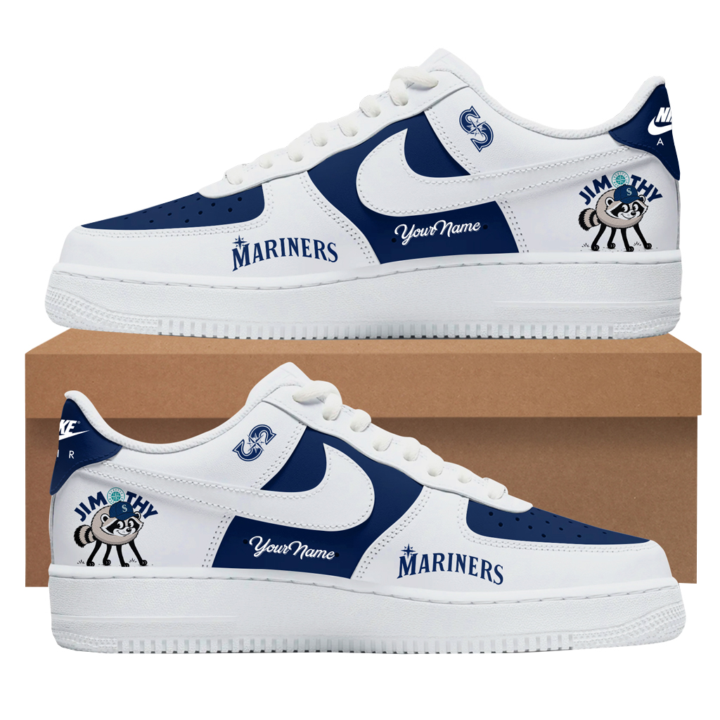 Custom Name Seattle Mariners Jimothy Night 2026 Shoes Sneakers Version 1 for Football Fans 1 Custom Name Seattle Mariners Jimothy Night 2026 Shoes Sneakers Version 1 for Football Fans