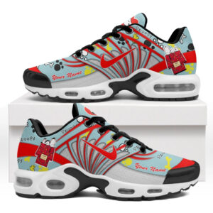 Custom Name Snoopy Air Cushion Shoes Sneakers for Peanuts Fans