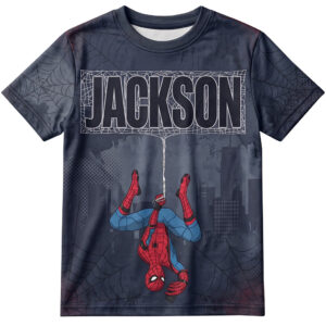 Custom Name Spider-Man Web-Slinging Hero Shirt For Hero Fans