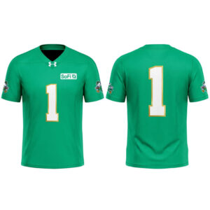 Custom Number Notre Dame Fighting Irish 2026 Kelly Green Football Jersey for College Football Fans