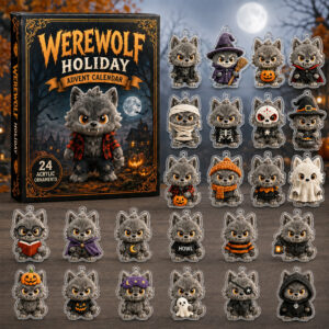 Cute Werewolf Halloween 2026 Advent Calendar